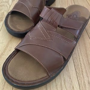 Clark brown sandals